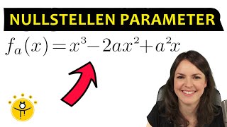 Nullstellen KURVENSCHAR berechnen – Funktionsscharen Parameter Schnittpunkt xAchse [upl. by Asirram237]