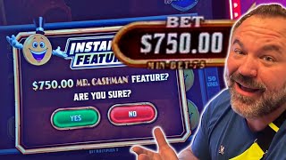 75000 Mr Cashman Feature Casino Buy a bonus Slot Play [upl. by Nelly976]