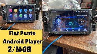 Fiat Punto Android Stereo  Android Music system For Fiat Punto  Canbus 216GB with Frame [upl. by Esenaj761]