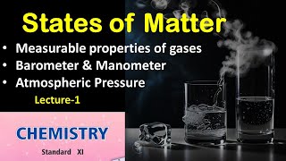 States of matter  Lec1  Class 11  HSC  NEET  JEE  Chemistry [upl. by Spencer]