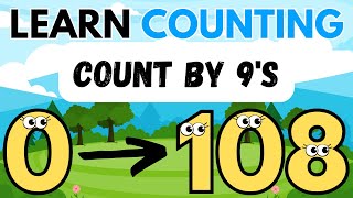 Learn the 9 Times Table in Only 5 Minutes Count by 9s [upl. by Idnam]