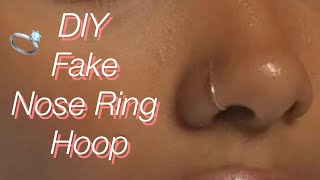 How To Make A DIY Fake Nose Ring [upl. by Herv]