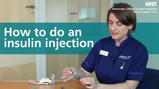 How to do an Insulin Injection [upl. by Scarlett47]