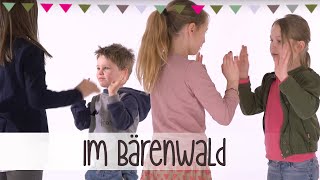 Im Bärenwald  Klatschspiele Anleitung Kinderlieder [upl. by Keyes]