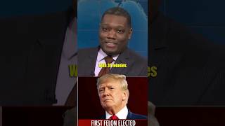 quotFIRST FELON ELECTEDquot 😱🤣 MICHAEL CHE shorts [upl. by Lyj]