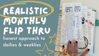 HOBONICHI COUSIN  Realistic April flip through [upl. by Vipul]