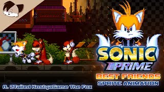 Sonic Prime  Best Friends Sprite Animation [upl. by Iidnarb169]