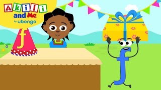 Learn Letter F  The Alphabet with Akili  Cartoons for Preschoolers [upl. by Yerxa357]