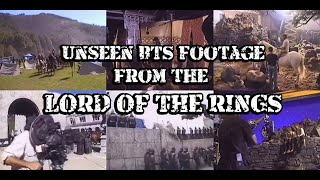 Unseen Footage from the LORD OF THE RINGS movie set 40 minutes [upl. by Ahsitel]