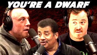 Neil deGrasse Tyson Thinks Joe Rogan Is A DWARF [upl. by Oknuj]