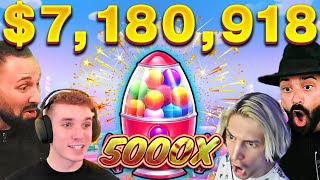 BIGGEST CASINO WINS OF THE WEEK Top 10 Juicy Slots xQc Roshtein  34 [upl. by Kreindler]