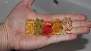 monster gummy bears in water  timelapse [upl. by Egag]