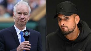 John McEnroe would probably be in jail as Nick Kyrgios makes Emma Raducanu comment [upl. by Hebrew]