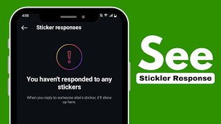 Instagram par sticker response kaise dekhain  Instagram pe sticker response check kaise karen [upl. by Carper74]