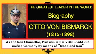 OTTO VON BISMARCK18151898 Detailed Biography  Who create Northern German Country [upl. by Eceirahs]