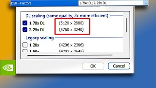 How to Fix Tutorial NVIDIA DSR FACTORS DLDSR  Showing 5K 8K resolutions [upl. by Encratia]