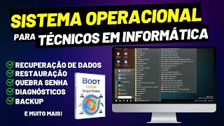 O MELHOR PROGRAMA PARA TÉCNICO EM INFORMÁTICA  Um Sistema Operacional para resolver problemas do PC [upl. by Sokcin]