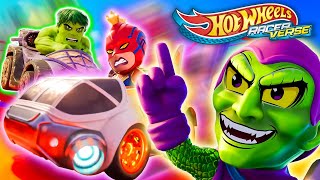 Super Heroes and Villains Compete for the Gold in the Hot Wheels Racerverse 💥  Hot Wheels [upl. by Aehsal407]