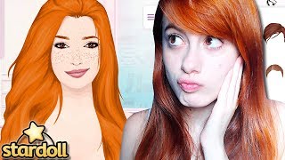 MUDANDO MINHA BONECA  Stardoll 2 [upl. by Aihpled]