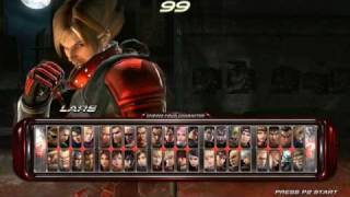 Tekken 6 Soundtrack Character Select [upl. by Serra379]