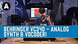 Behringer VC340  Are Vocoders back in style in 2019 [upl. by Ylahtan]