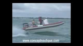 Bateau Semi rigide Centaure 620 by Concept Nautique [upl. by Ahsemot]