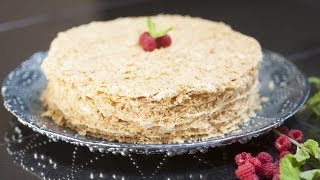 Rezept Russische Napoleon Torte selber backen [upl. by Nyrhtac]