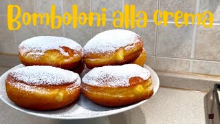 Bomboloni alla crema FACILISSIMI da preparare youtube pastry [upl. by Nisaj865]