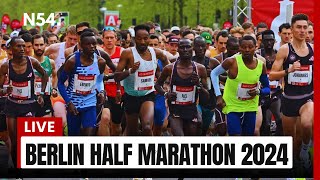 LIVE Berlin Half Marathon 2024 – News54 Africa [upl. by Annawik]