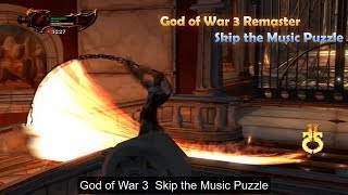 God of War 3 Remaster Skip the Music Puzzle [upl. by Nevsa49]