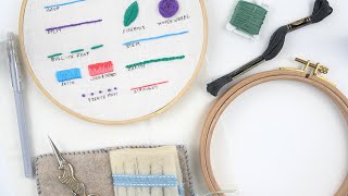 How to Embroider by Hand for Beginners [upl. by Roxie]