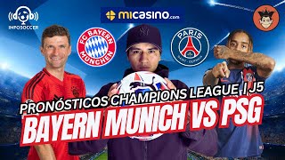 PRONÓSTICO BAYERN MUNICH VS PSG ⚽  CHAMPIONS LEAGUE J5 2024  INFOSOCCER  ucl [upl. by Sihtnyc]