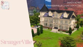 StrangerVille Overlook Hotel Speed Build THE SIMS 4 [upl. by Alphonse]