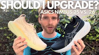 The New Asics Gel Nimbus 26 Is It Worth The Upgrade [upl. by Attena]