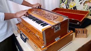 Exotic Pump Organ Sound  2 Reed  Compact Portable Concert Kirtan Travel Harmonium [upl. by Mars]