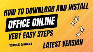 How to Download MS Office Online Microsoft Online Download [upl. by Yeargain354]