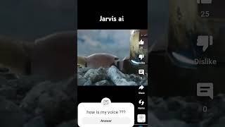 JARVIS AI frist voice over video in youtube jarvis [upl. by Sirak]