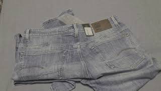 MENS G STAR 3301 JEANS UNBOXING AND REVIEW [upl. by Alyahsal]