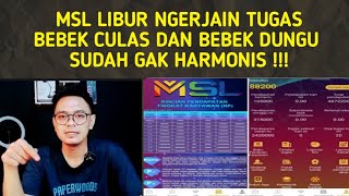 INFO TERBARU MSL GROUP INFLUENCE IMPACT SCAMPENIPUAN BEKCUL DAN BEKDUNG SUDAH GAK HARMONIS [upl. by Ahron]