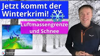 Der Winterkrimi  Luftmassengrenze amp Schnee [upl. by Merill820]