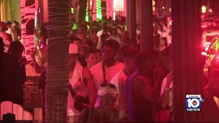 Spring Break going strong in Fort Lauderdale after Miami Beach efforts to calm crowds [upl. by Conney375]