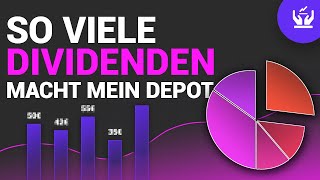 SO VIELE DIVIDENDEN MACHT MEIN DEPOT divvydiary [upl. by Althee]