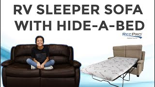 RV Sleeper Sofa with HideABed [upl. by Aliehc605]