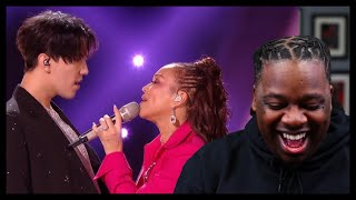 Voice teacher talks about DIMASH amp CHANTE MOORE singing LOSE CONTROL [upl. by Alocin497]