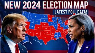 New Update 2024 Election Map with Latest Poll Data from All 50 States [upl. by Hett]