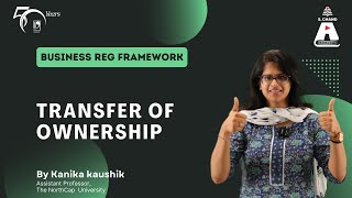 Transfer of Ownership  Business Reg Framework  S Chand Academy [upl. by Castra775]