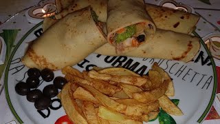 Recette  crêpe salée كريب مالح سهل ولذيذ جدا [upl. by Kiehl18]