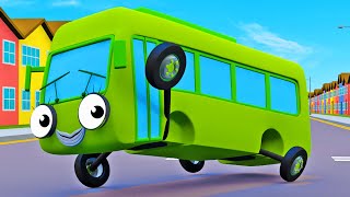 Nursery Rhymes With Baby Buses  Geckos Garage  Wheels On The Bus  Bus Videos For Kids [upl. by Nylrahs]