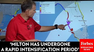 BREAKING National Hurricane Center Warns Floridians To Heed Evacuation Orders For Hurricane Milton [upl. by Antonietta]