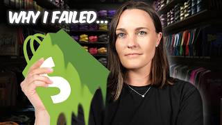 My First 2 Shopify Stores FAILED Miserably What I Learned [upl. by Timoteo]